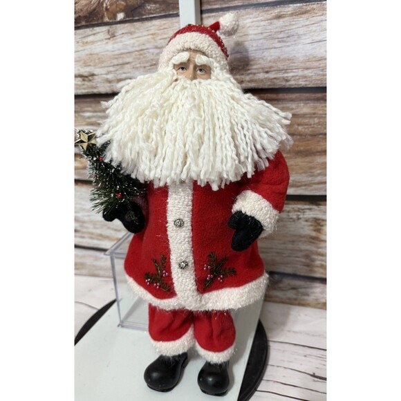 Vintage Father Christmas Old World Santa Claus 19” Decor Standing - Picture 2 of 10